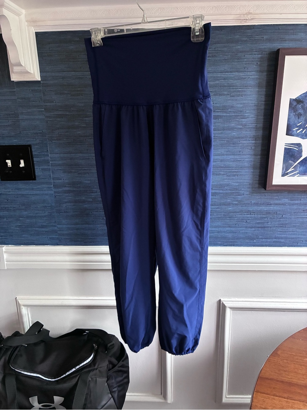 High-Waisted Jogger Pants very thin material. Perfect for warmer weather